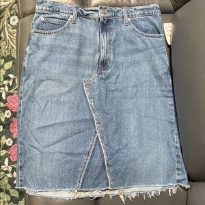Frame Denim Blue Skirt